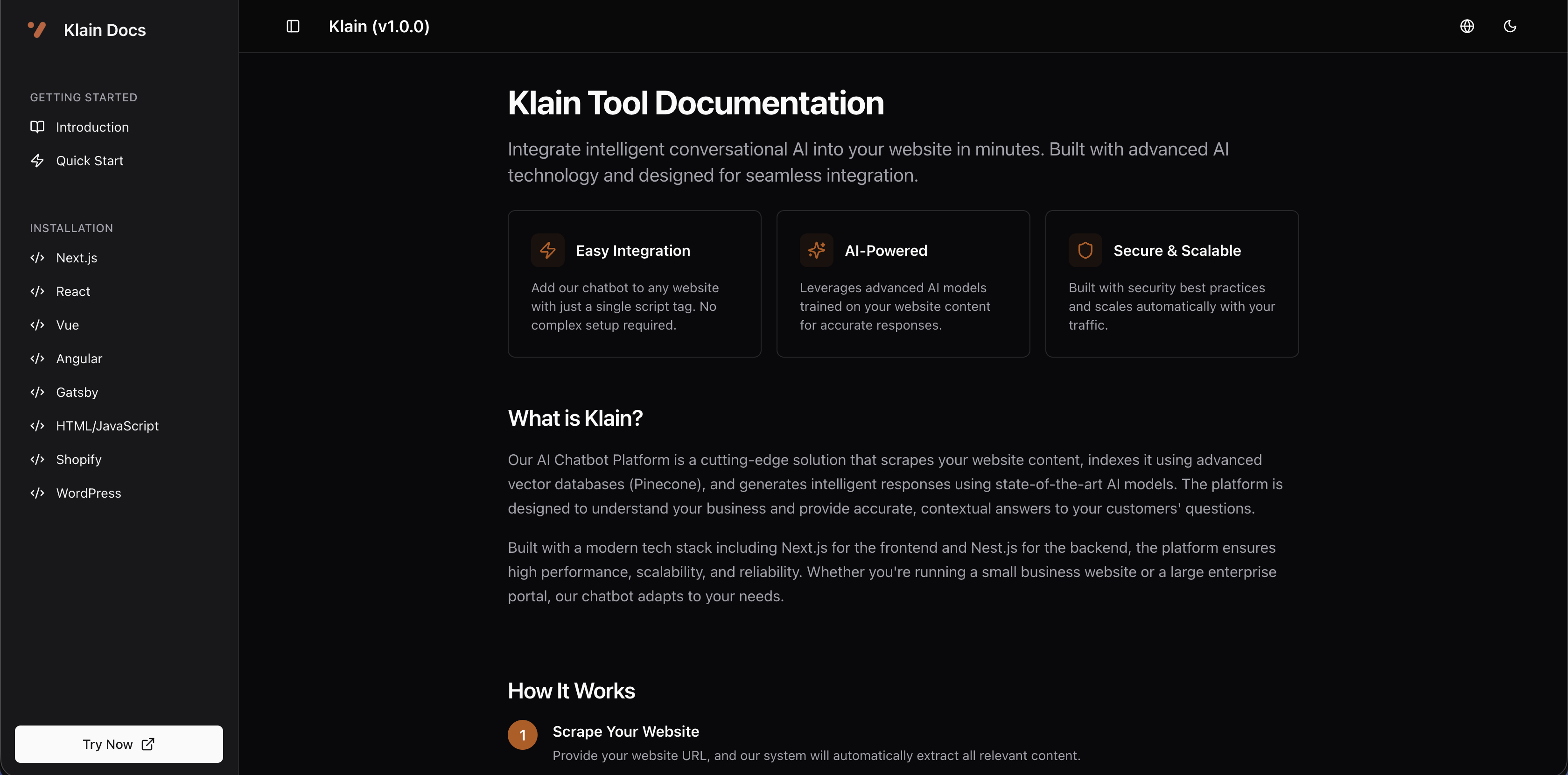 Klain | Lets website talk using AI screenshot 6