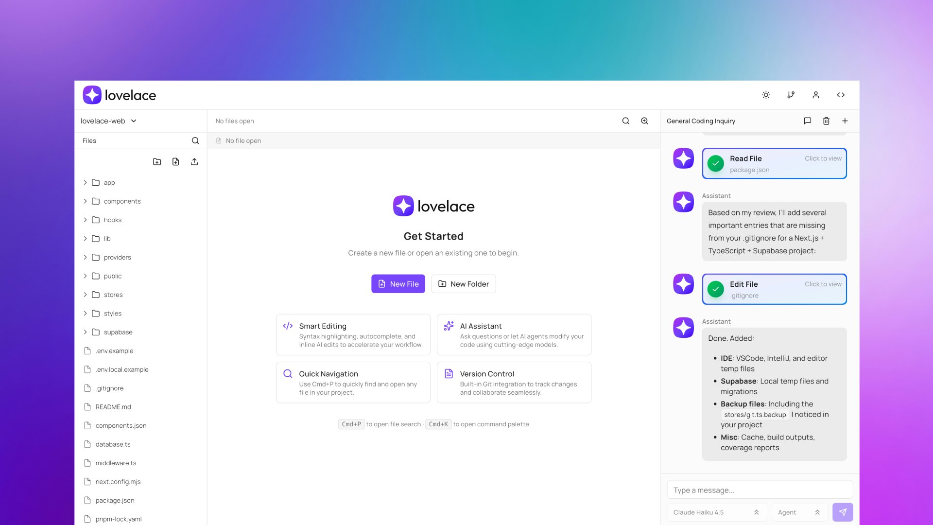 Lovelace screenshot 1