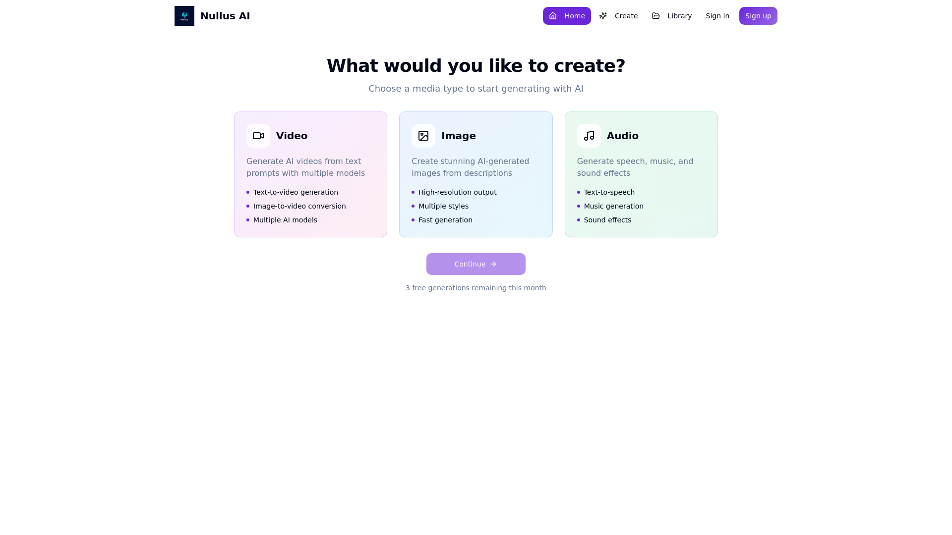 Nullus AI screenshot 1