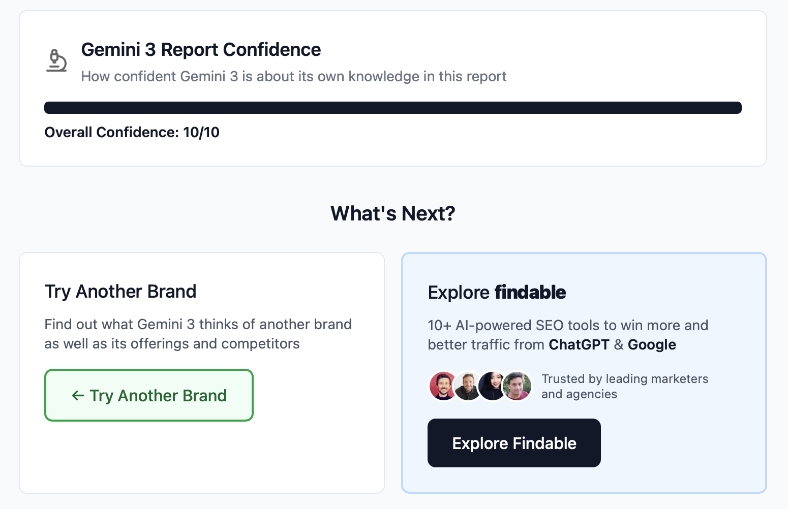 Gemini 3 Brand Audit screenshot 5