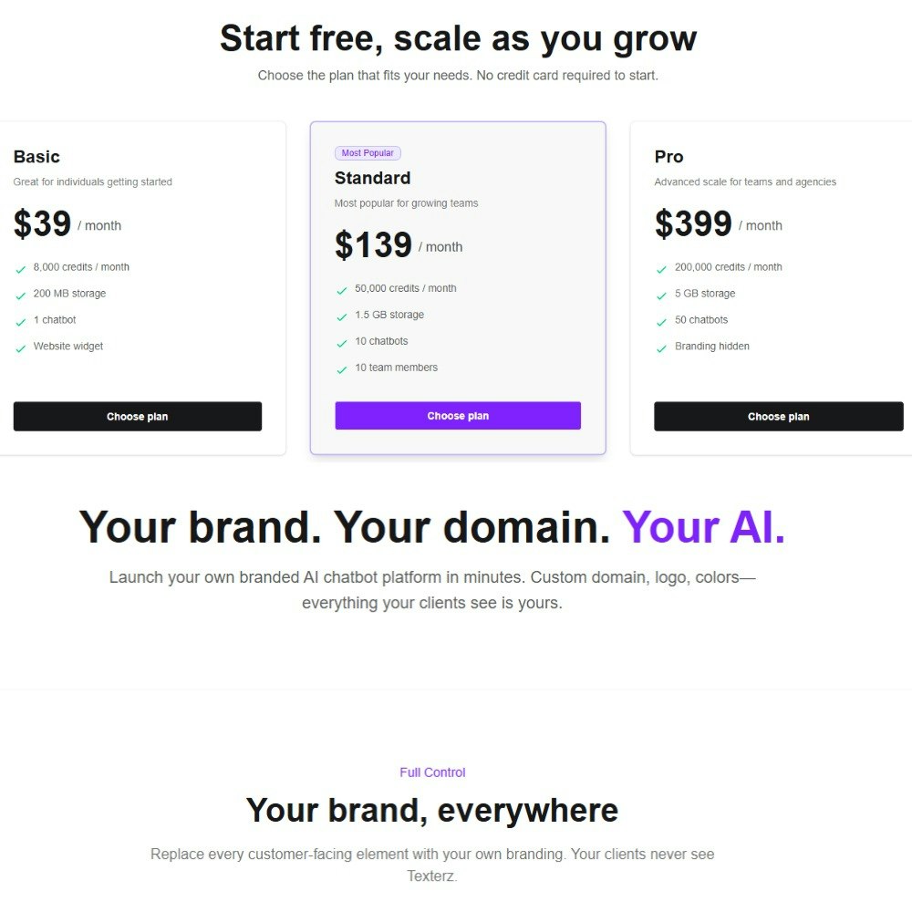 Texterz.ai: Create support in 10 Minutes screenshot 2