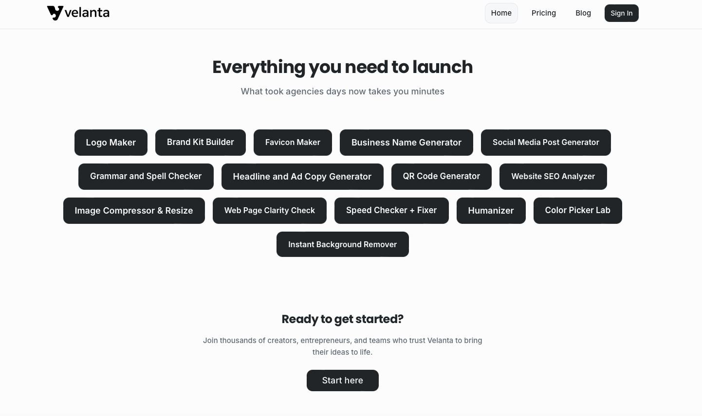 Velanta.io screenshot 4