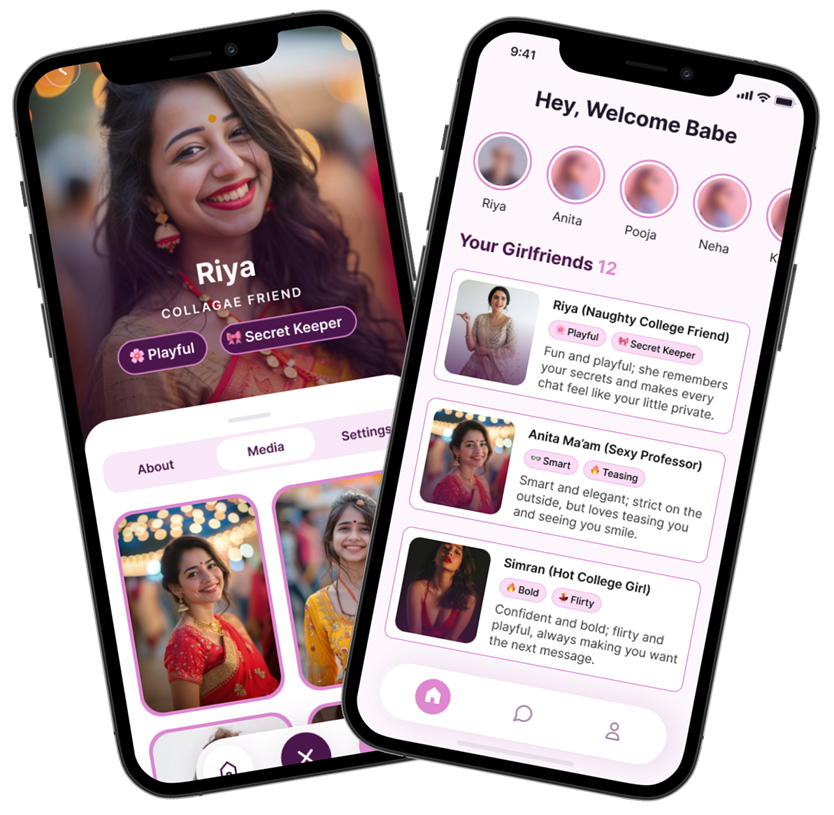 Hey Love – AI Companion & Soulmate App screenshot 1