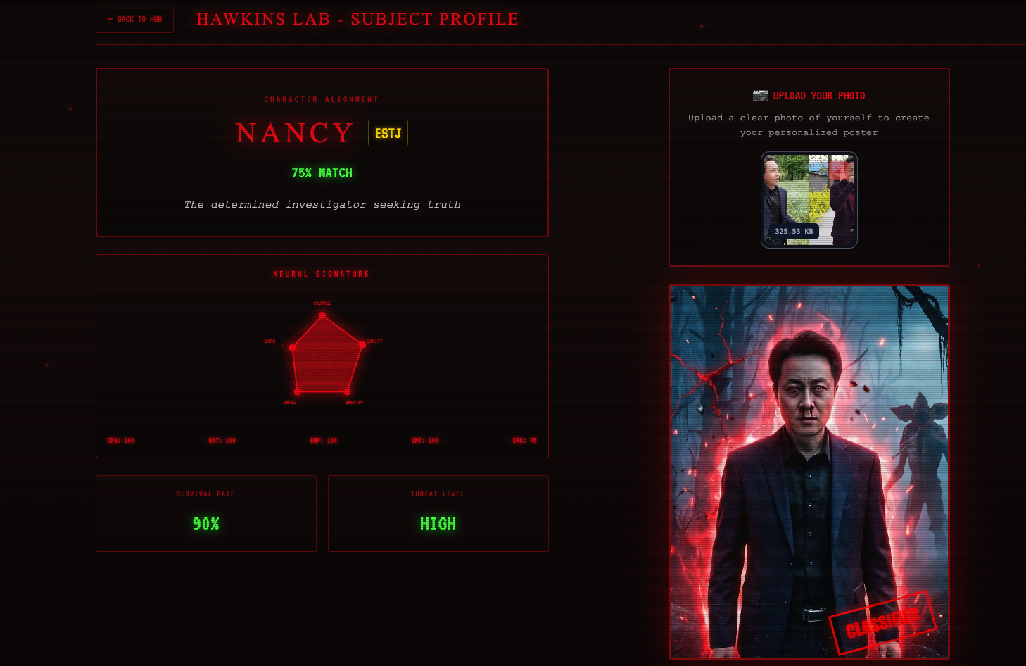 character test screenshot 2