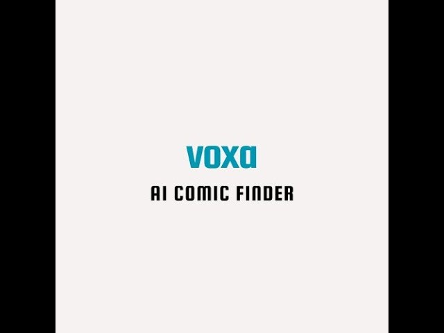 VOXA [ Your AI-Powered Comic Finder ] screenshot 1