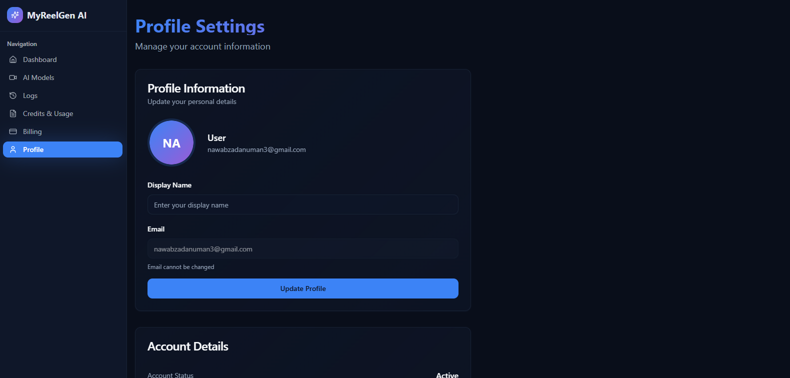 MyReelGen Ai screenshot 4
