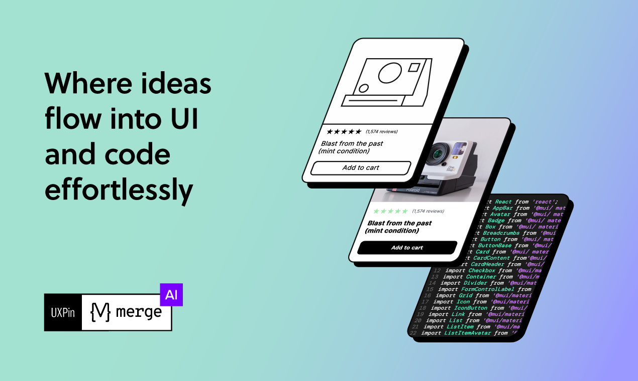 UXPin Merge AI 2.0 screenshot 6