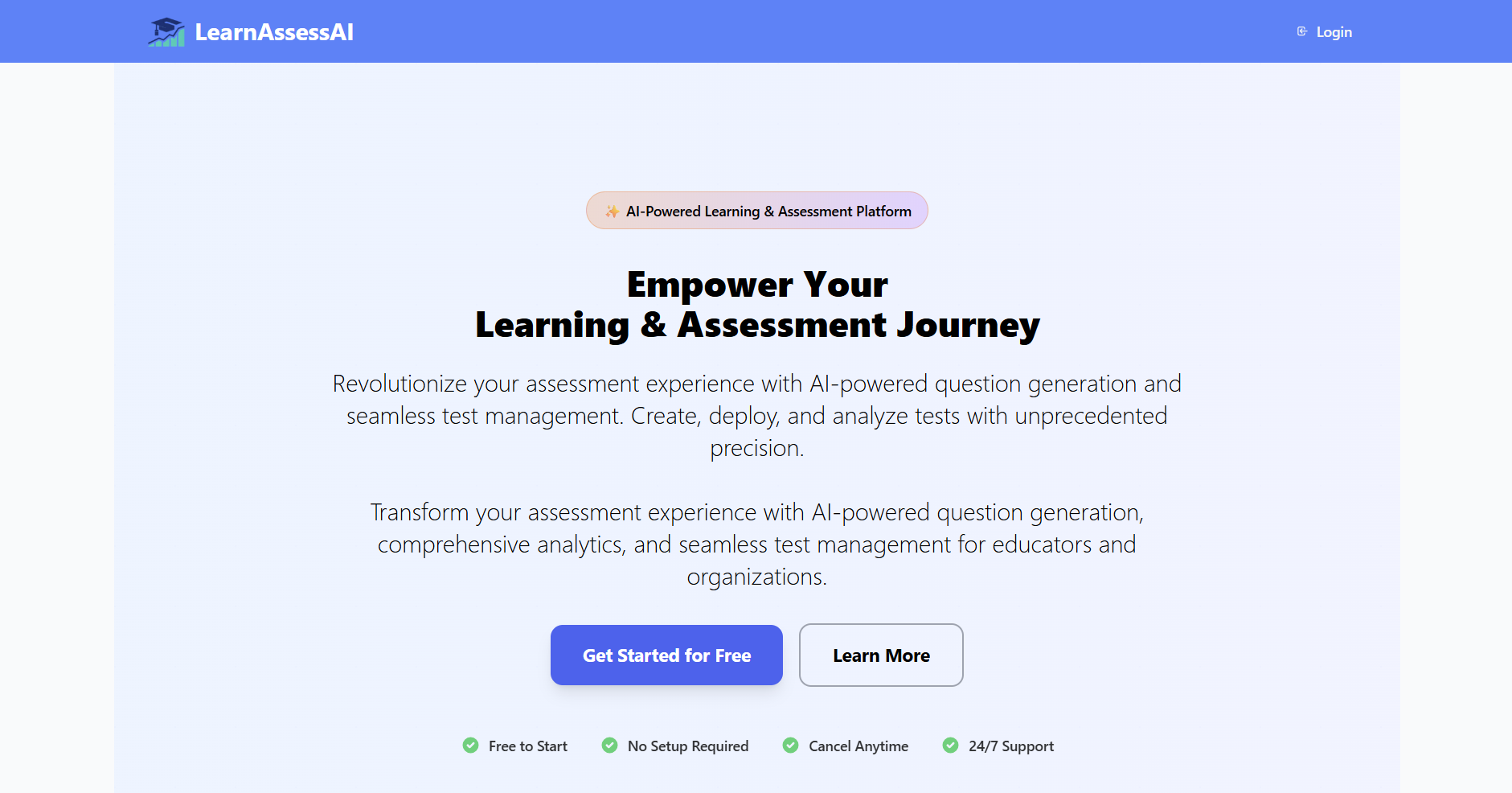 LearnAssessAI screenshot 1