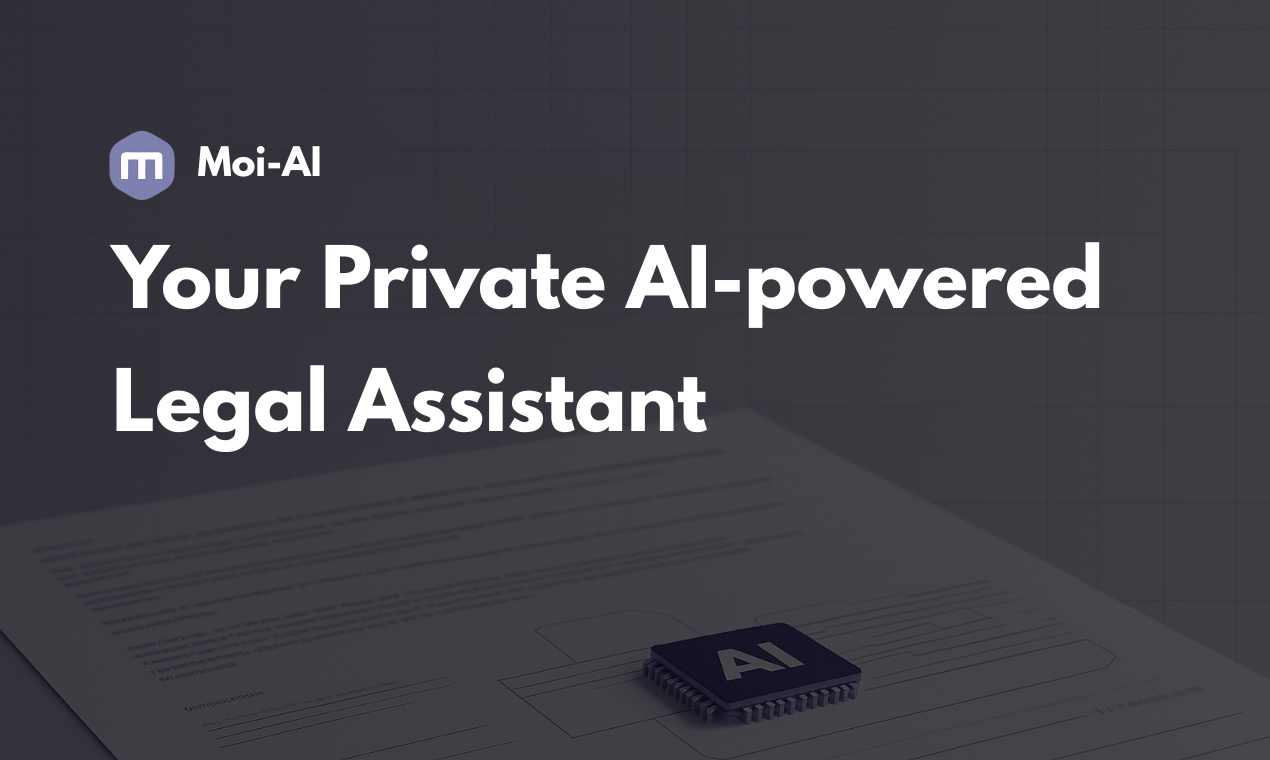 Moi AI - assistant for enterprise legal screenshot 1