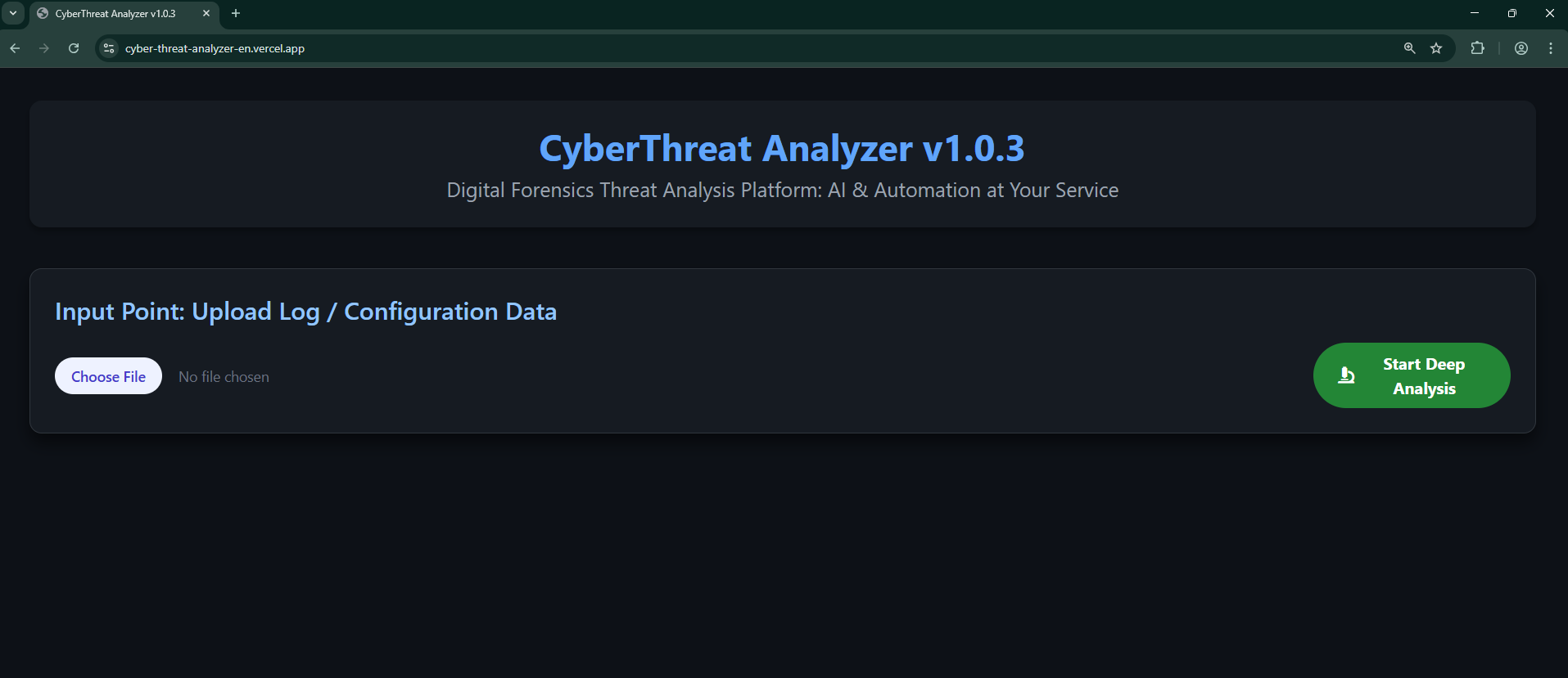 CyberThreat Analyzer v1.0.3 screenshot 2