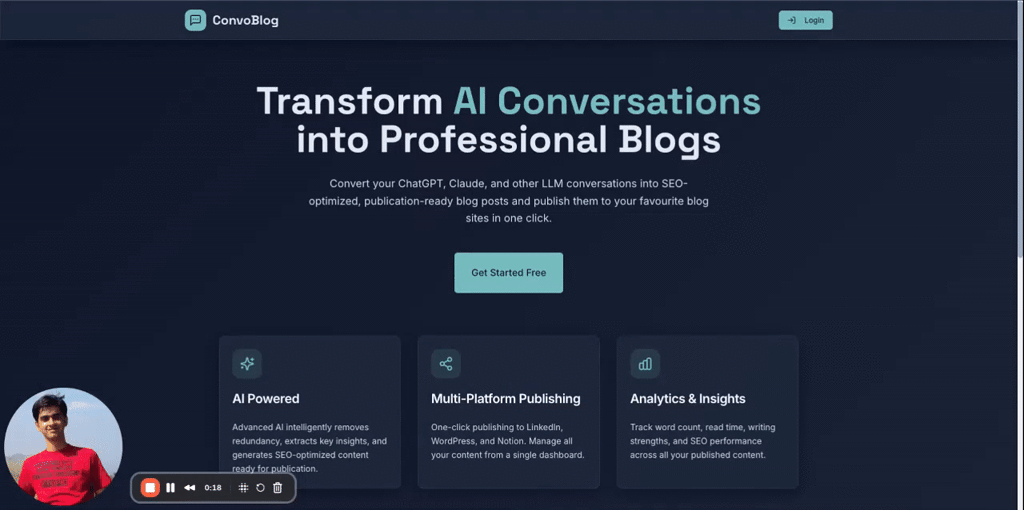ConvoBlog screenshot 6