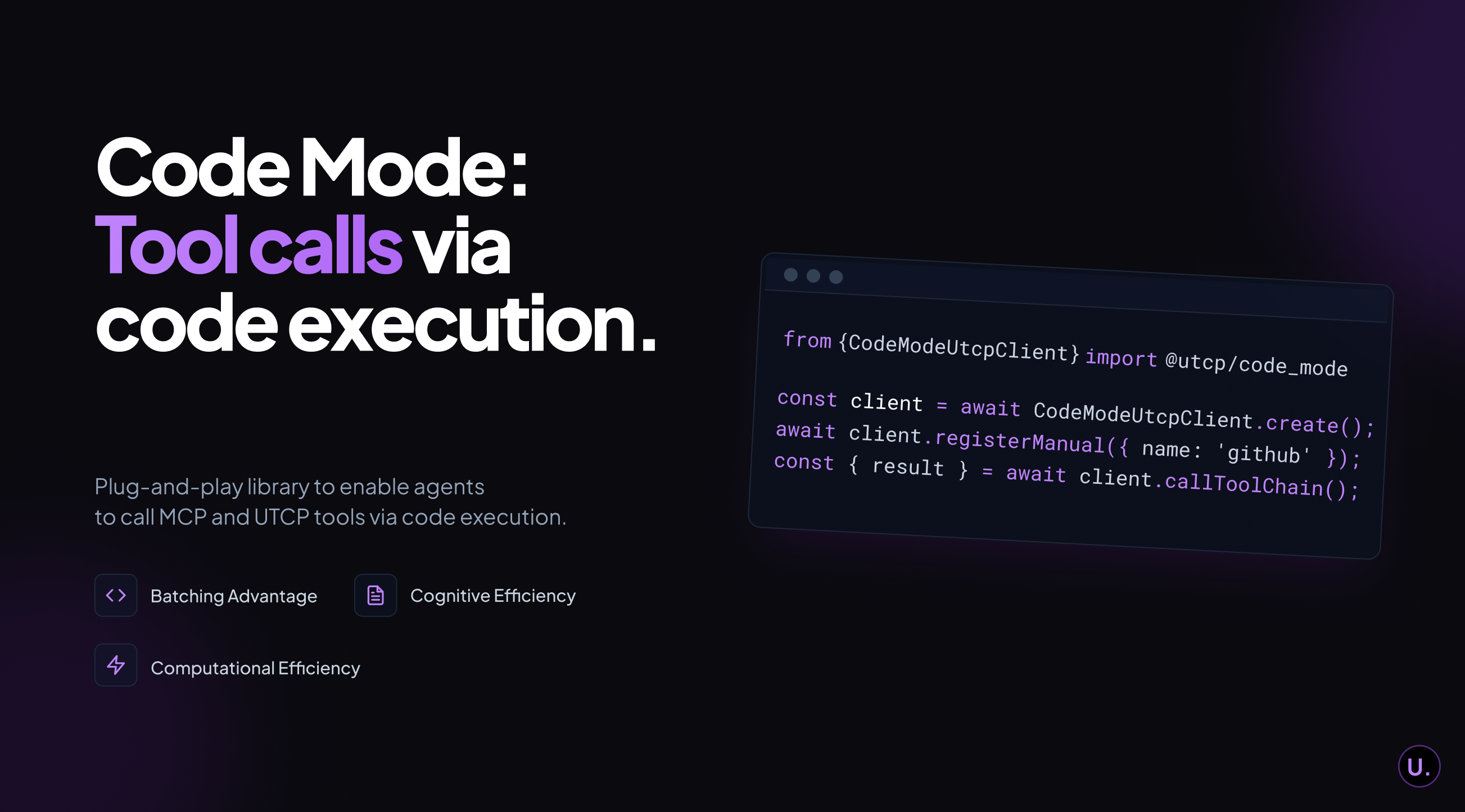Code Mode screenshot 1