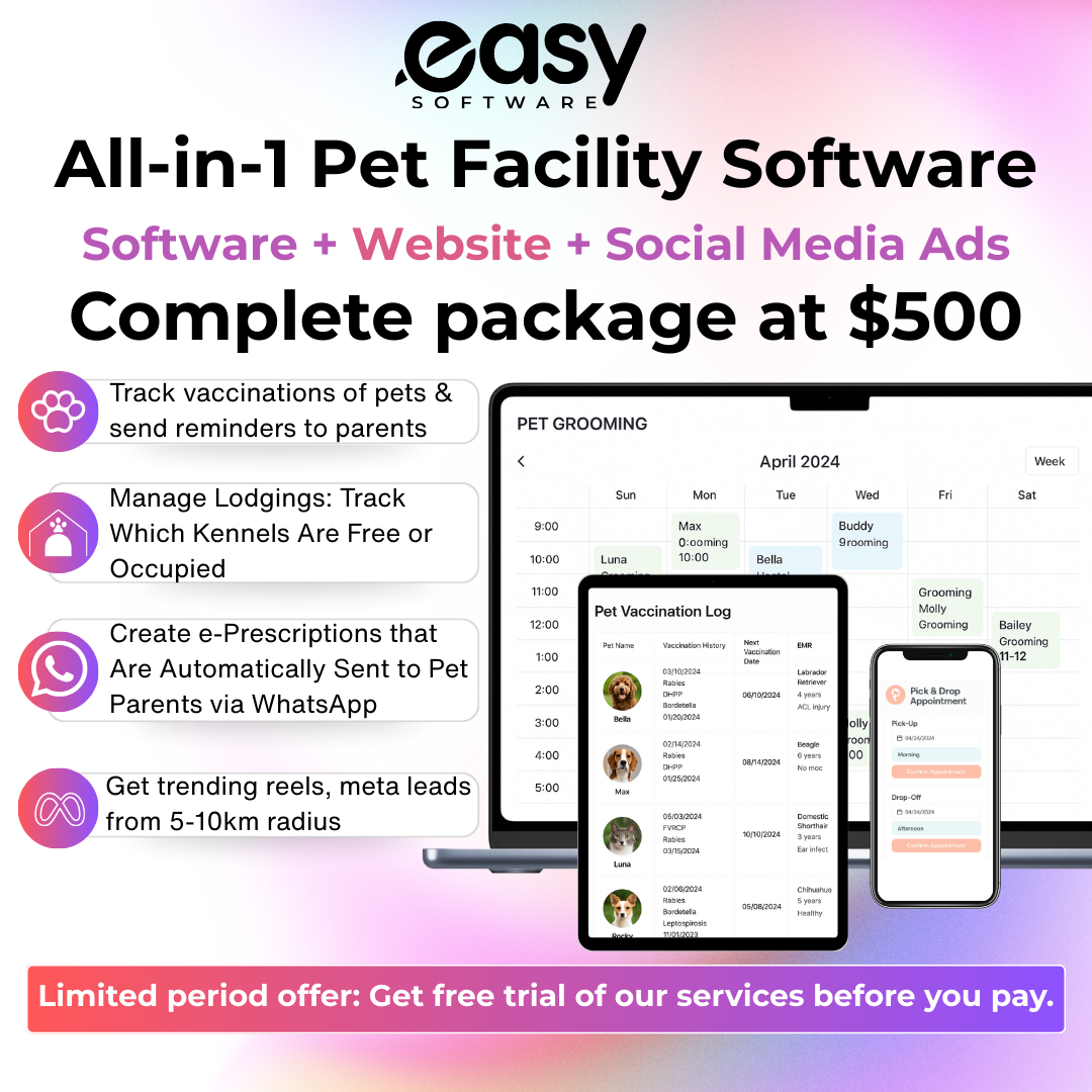 Easy Pet Facility Software screenshot 2