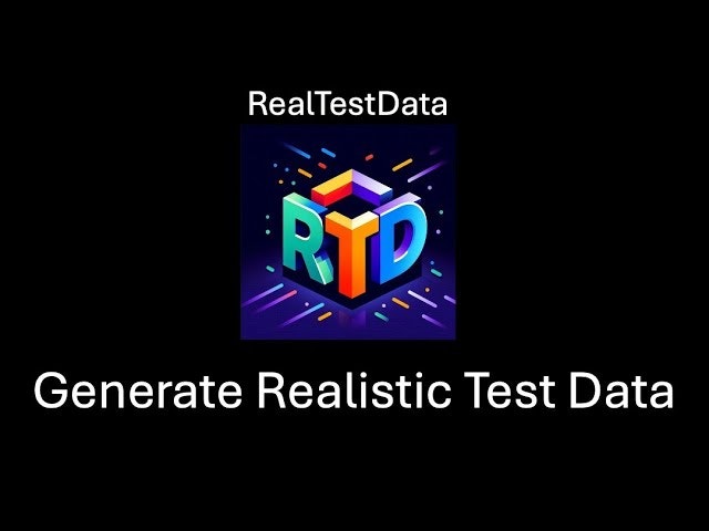 RealTestData screenshot 1