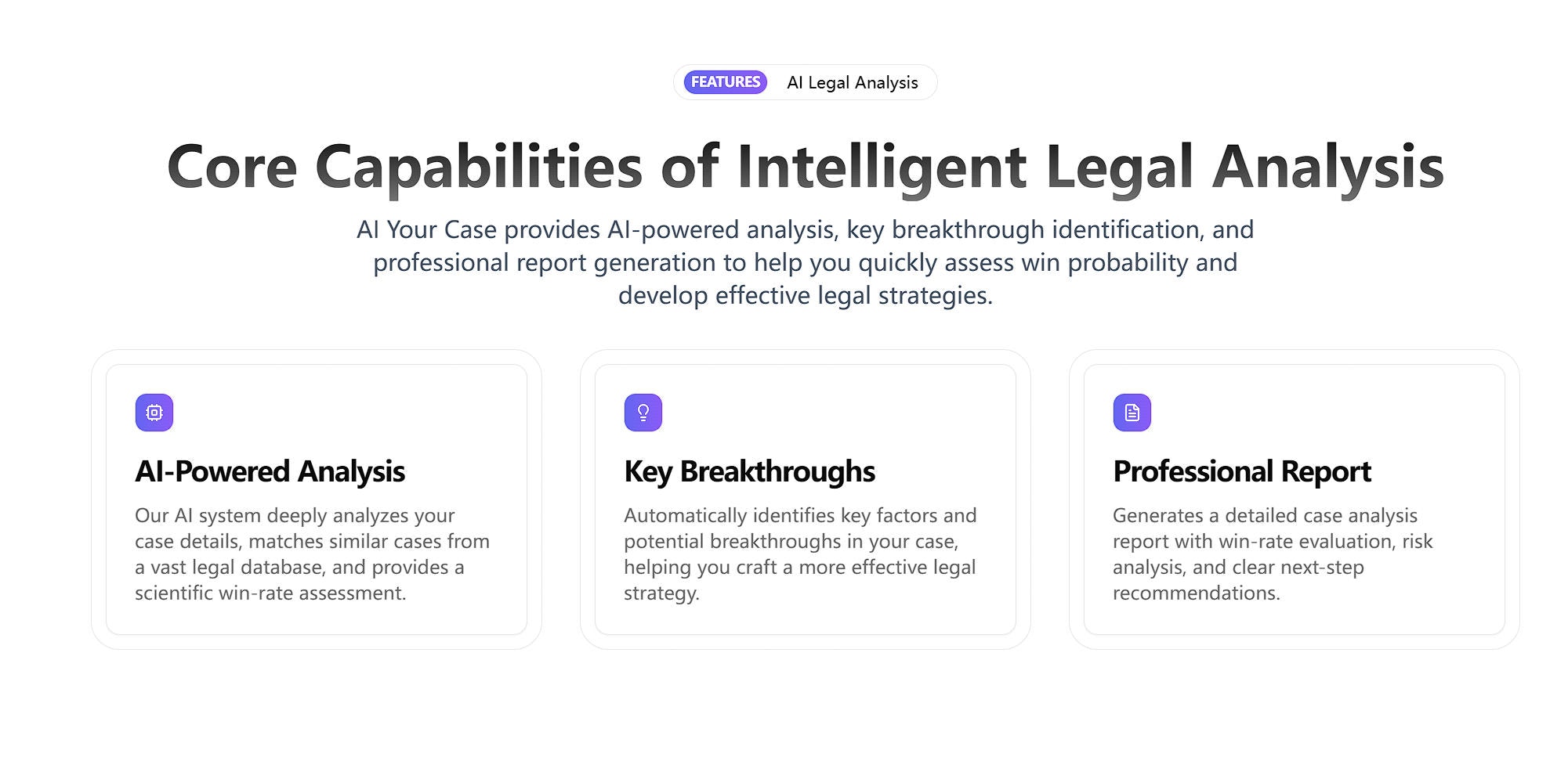 AI Your Case Legal Win Rate Predictor screenshot 3