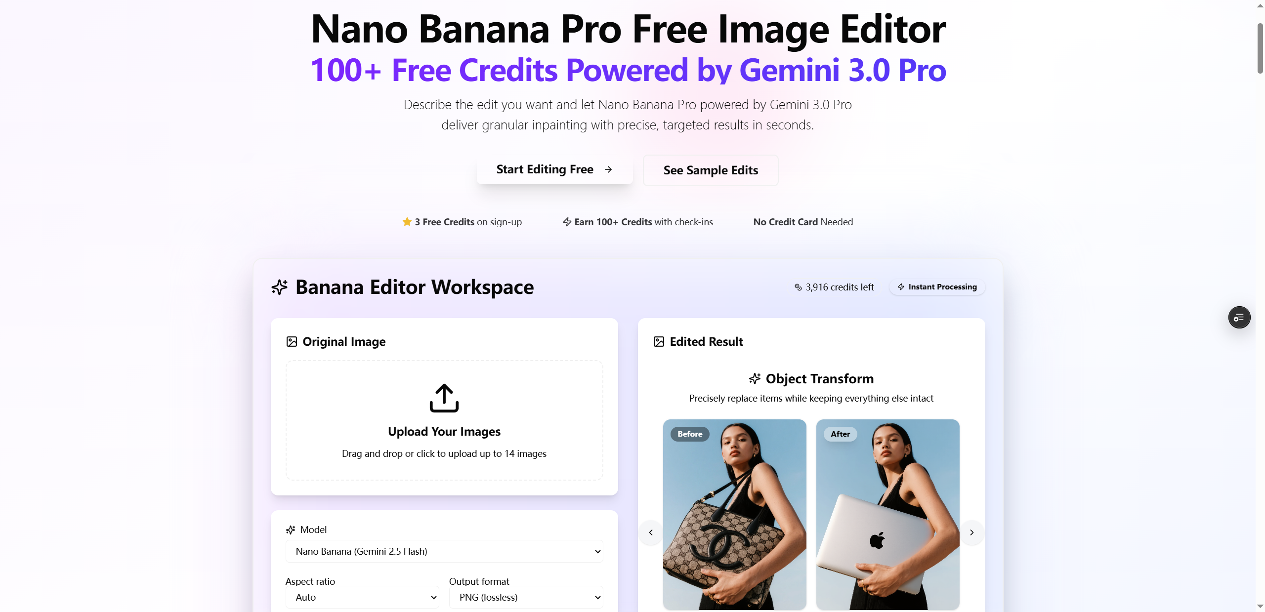 Banana Image Editor screenshot 1