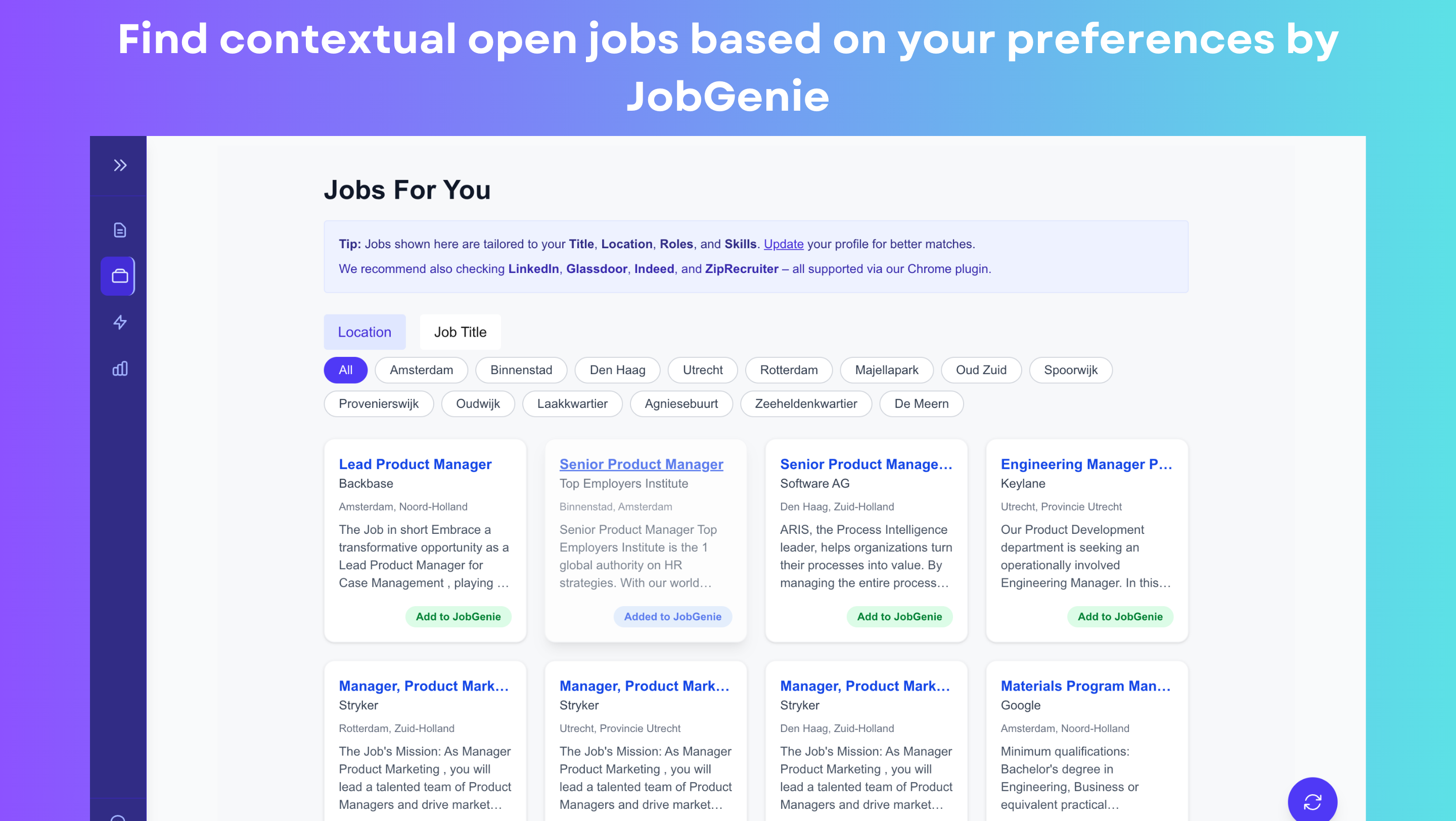 JobGenie screenshot 3