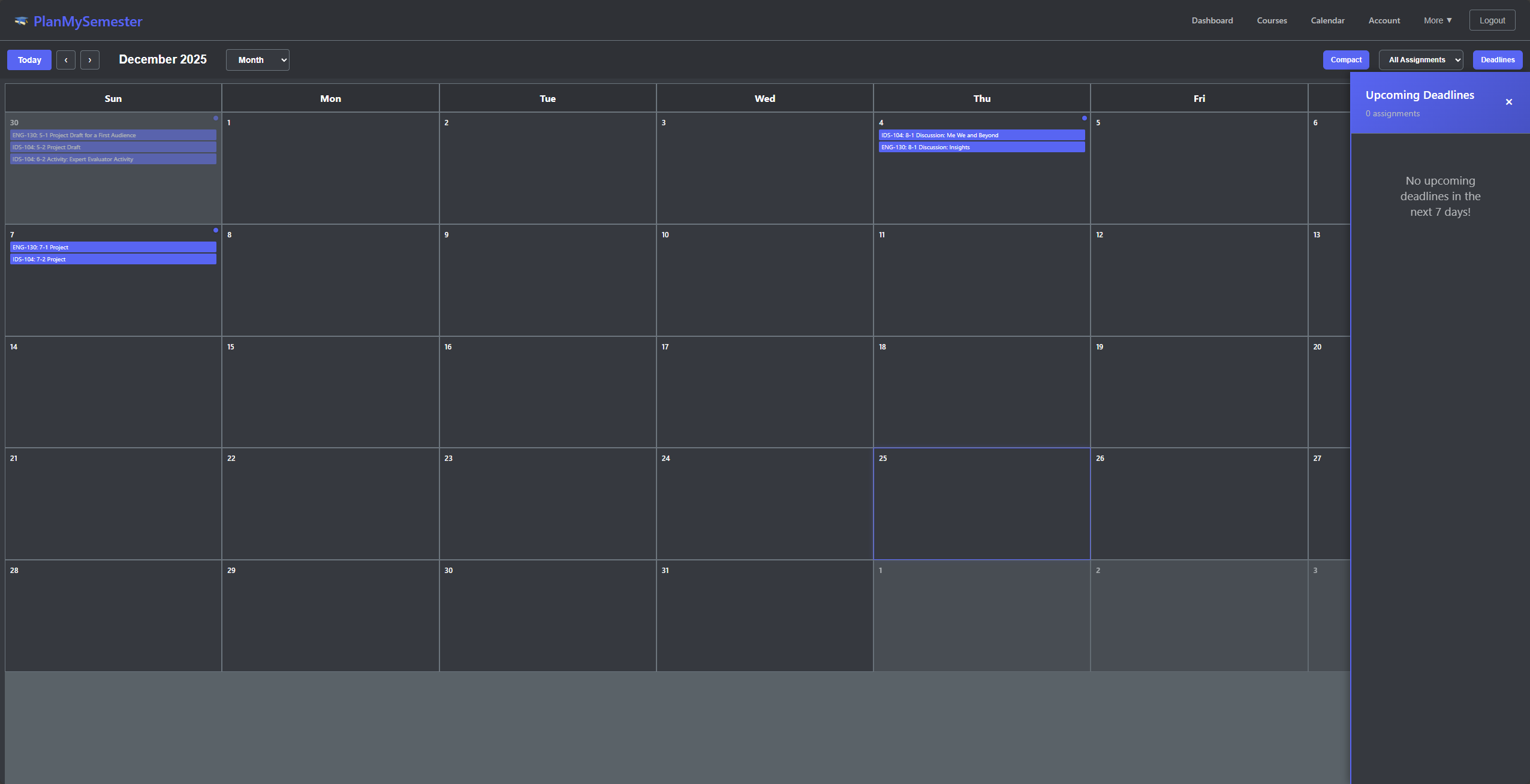 PlanMySemester - Powered by AI screenshot 5