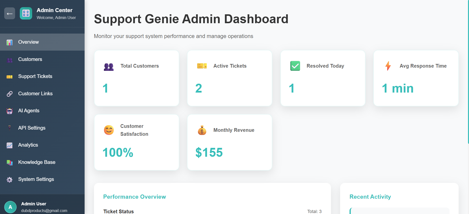 Support Genie Customer Support Platform screenshot 2