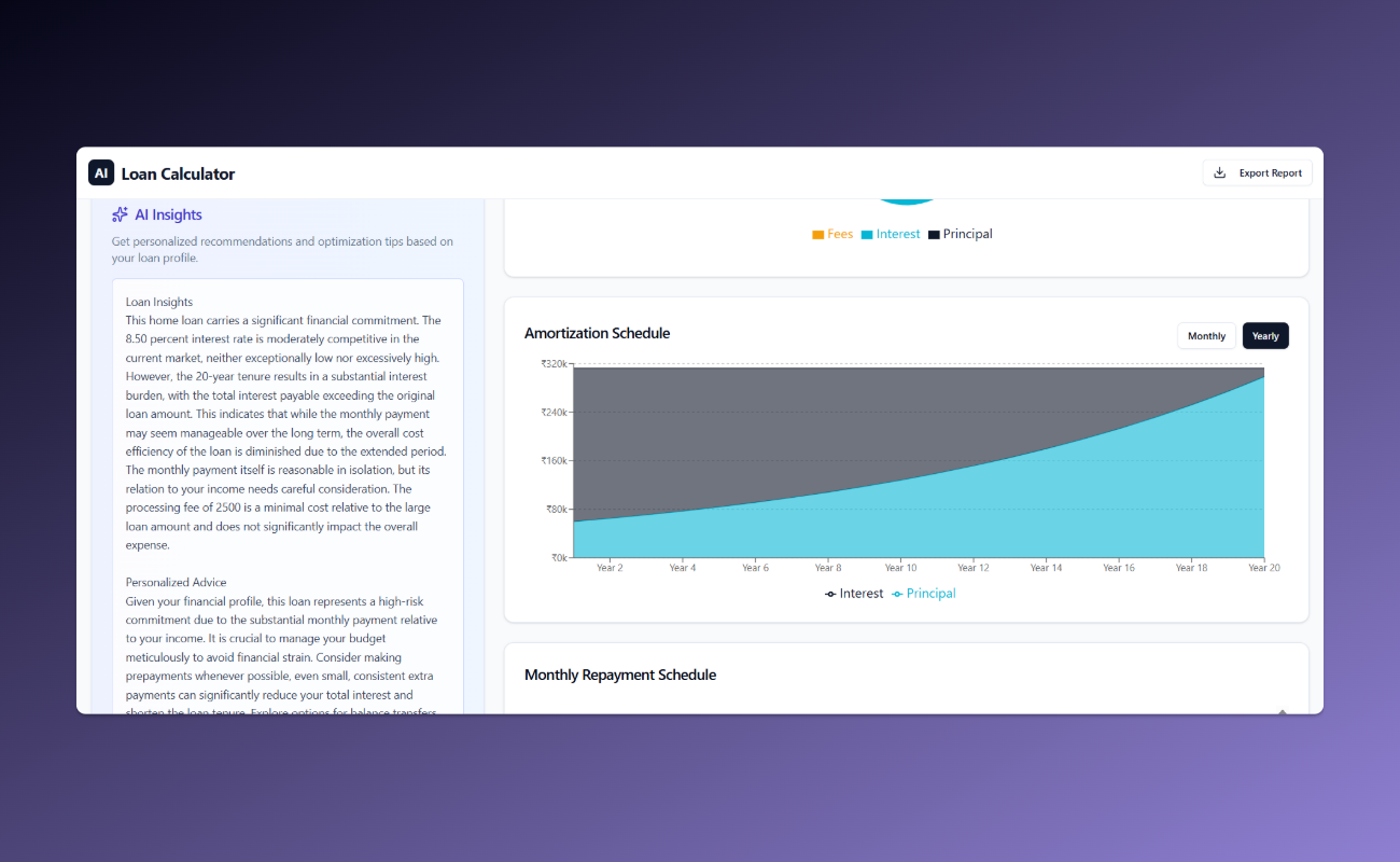 AI Loan Calculator screenshot 4