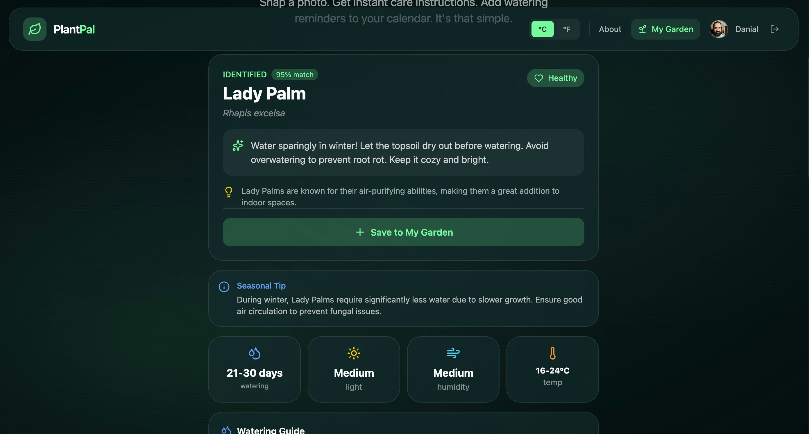 PlantPal (Free) AI Plant Care Assistant screenshot 3