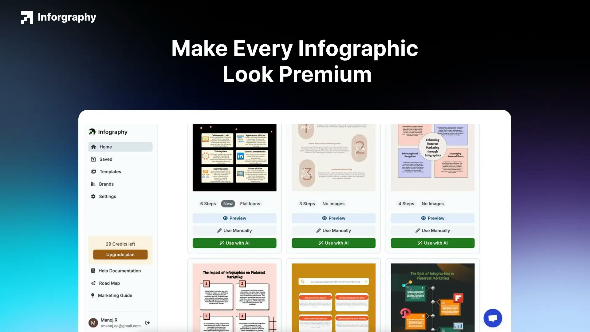 Infography AI screenshot 2