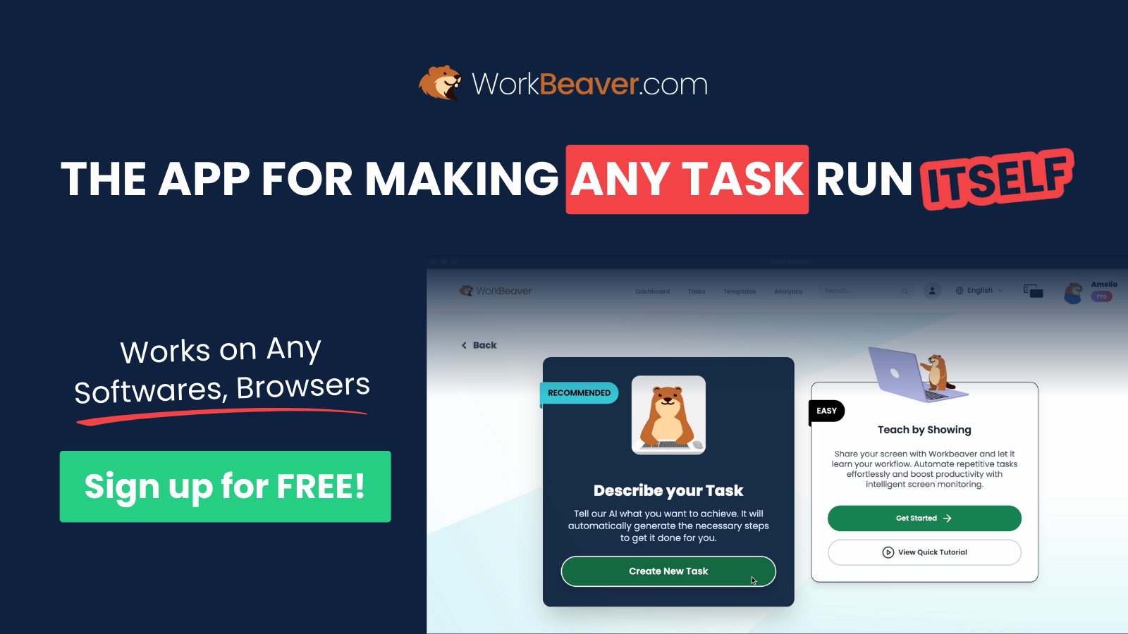 WorkBeaver Beta Launch: Now Public screenshot 1