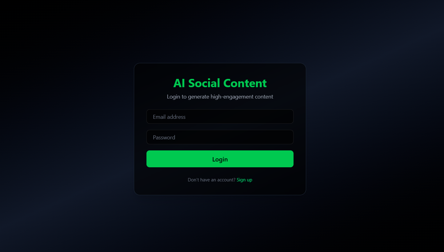 AI Social Content Generator screenshot 4