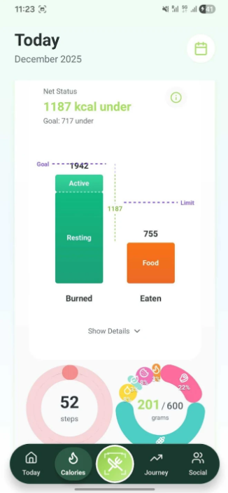 Slimme - AI Calorie Tracker screenshot 4