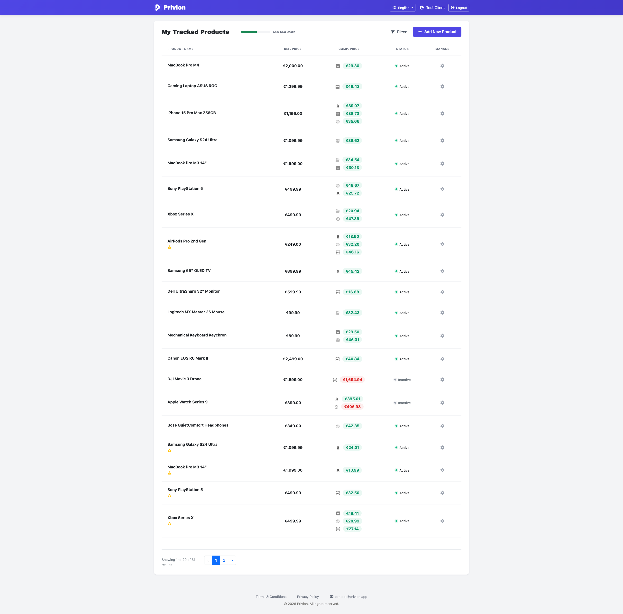 Privion screenshot 3