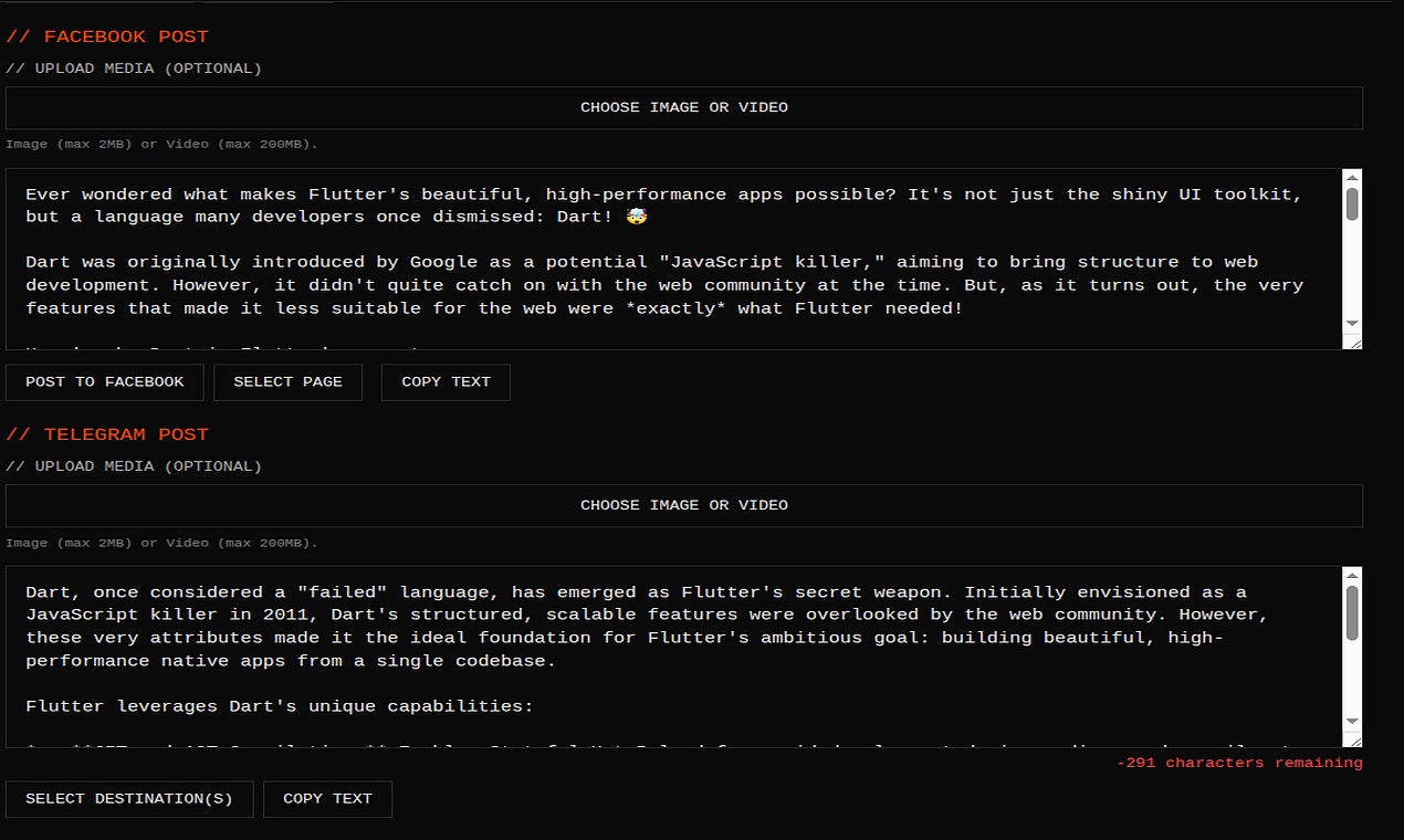 PostPulsar screenshot 4