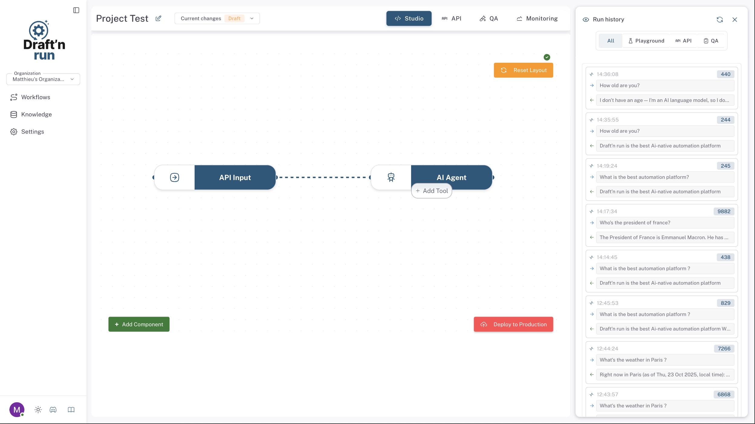 Draft'n Run screenshot 4