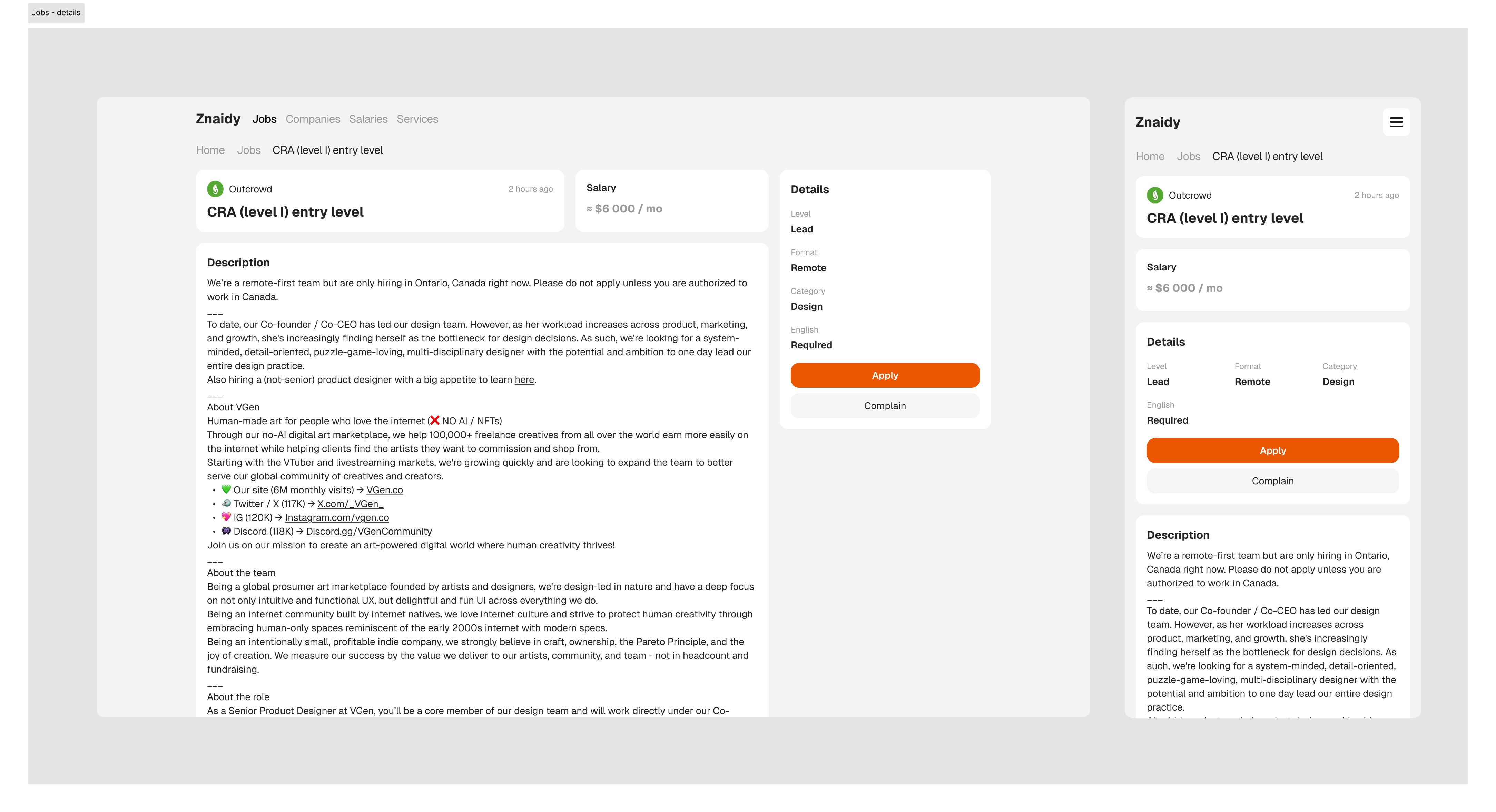 Znaidy - AI-powered IT job aggregator screenshot 2