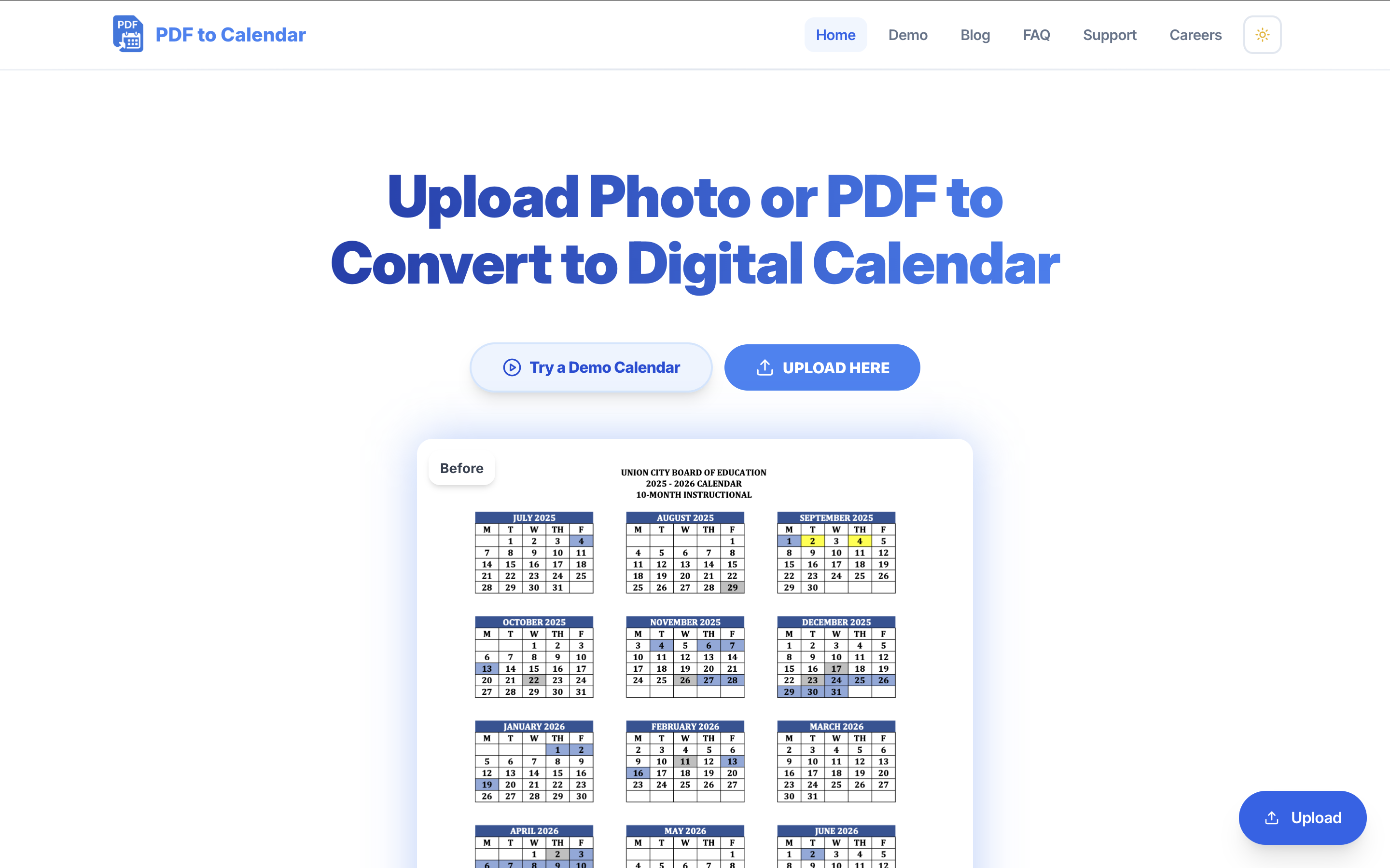PDF to Calendar screenshot 2