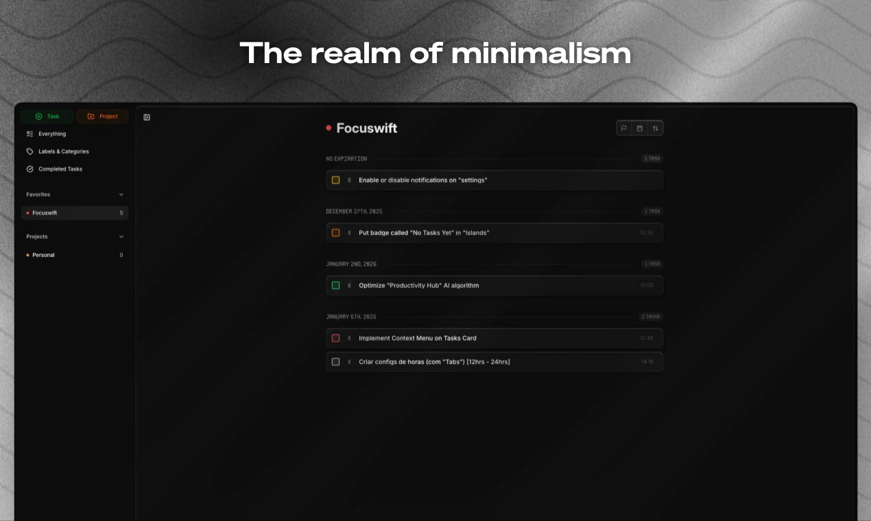Focuswift screenshot 1