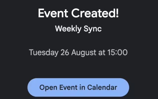 Text to Calendar screenshot 3