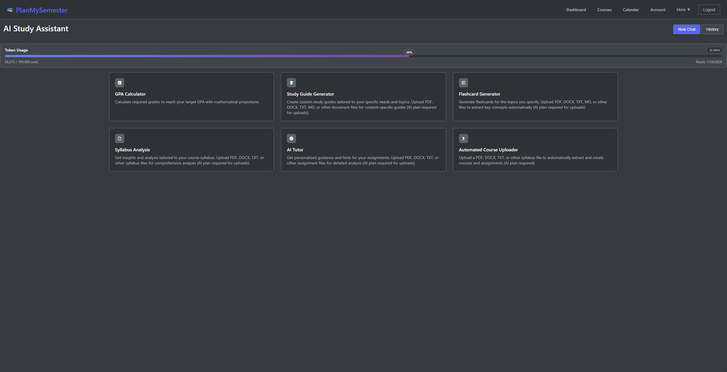 PlanMySemester - Powered by AI screenshot 3