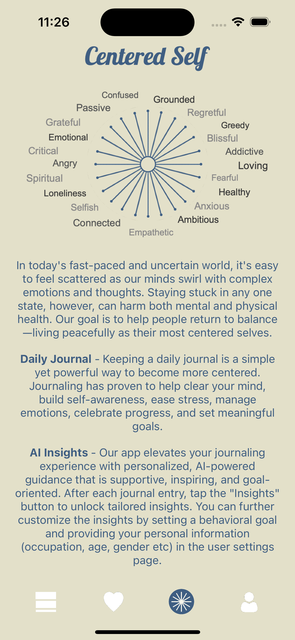 CenteredSelf App screenshot 1