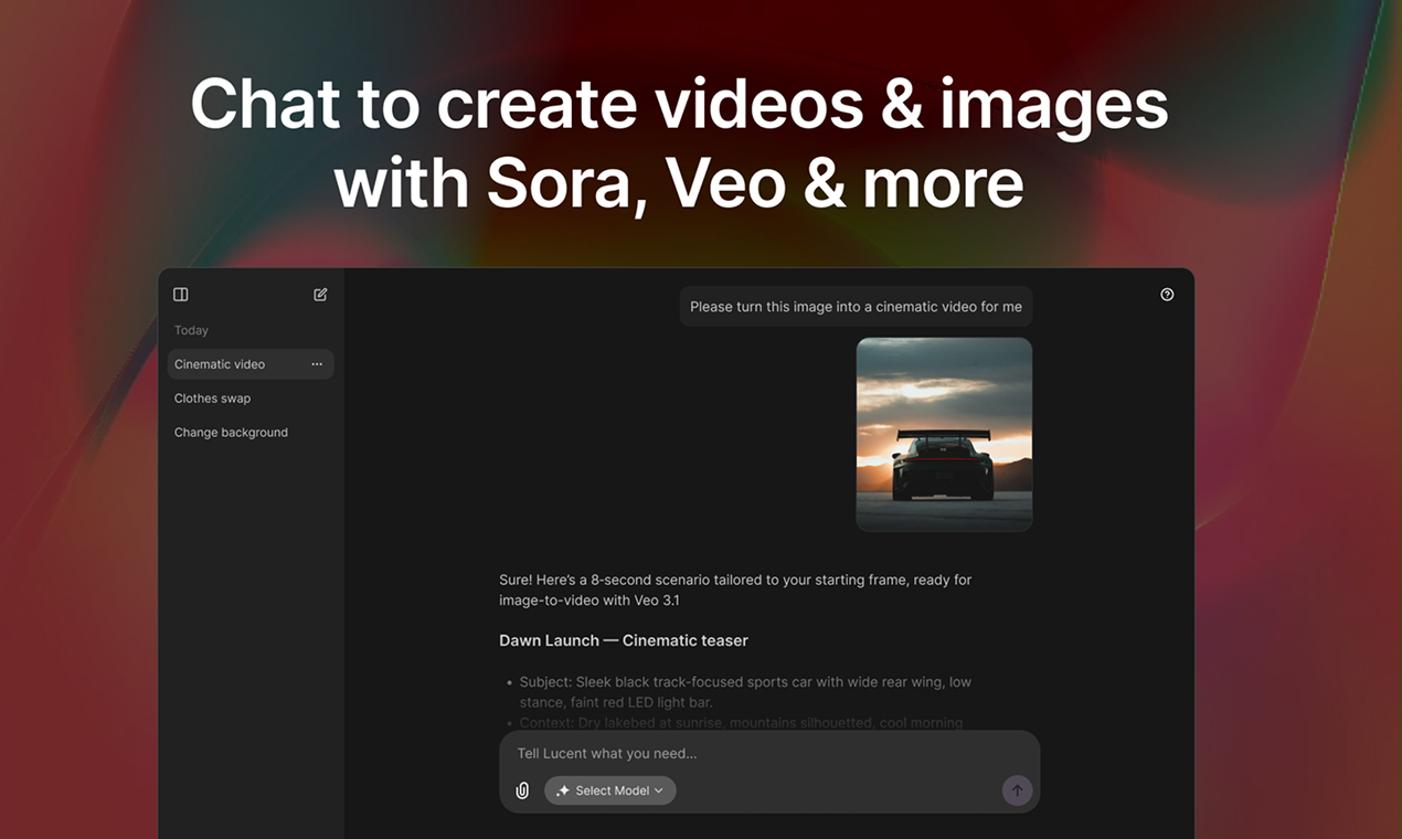 Lucent Chat screenshot 1