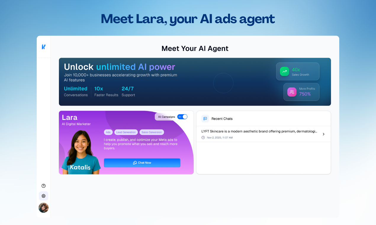 LARA | AI That Runs & Optimizes Ads screenshot 2