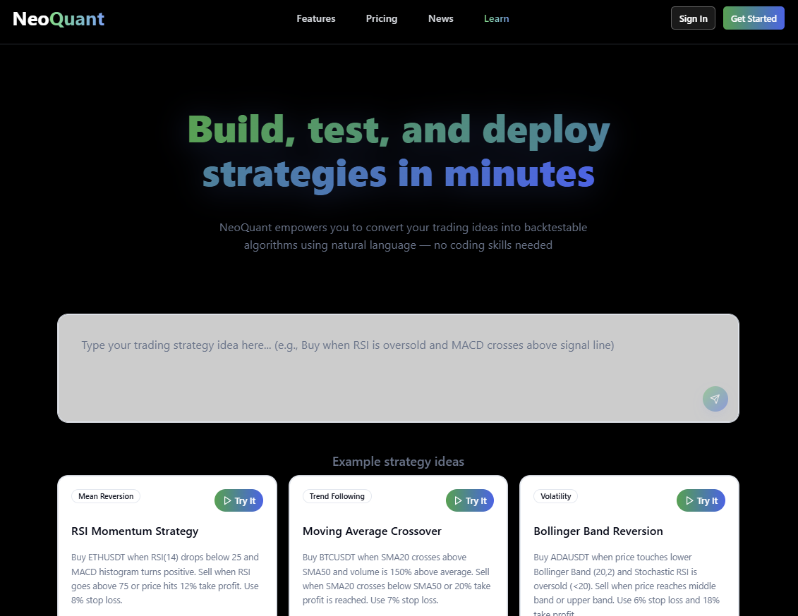NeoQuant screenshot 1