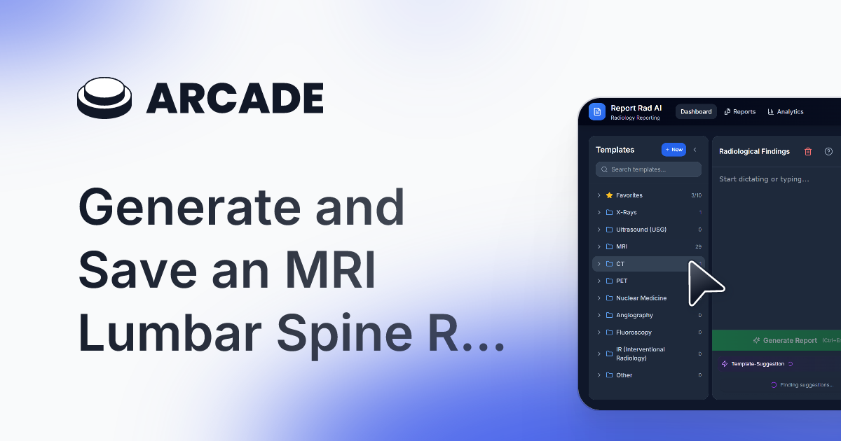 RAD Reporting with AI screenshot 6