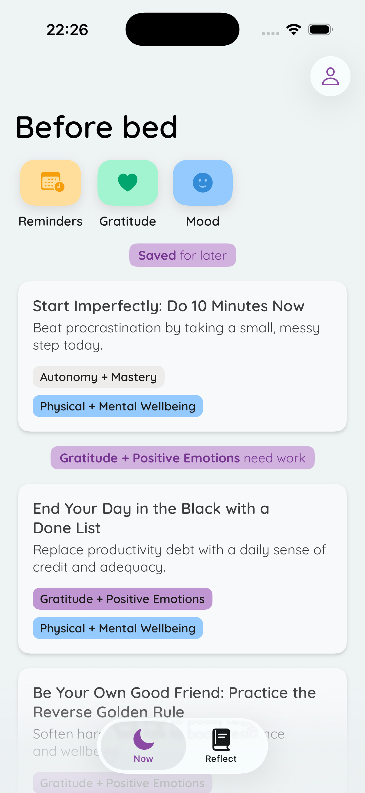Neurise: Happiness & Wellbeing screenshot 1
