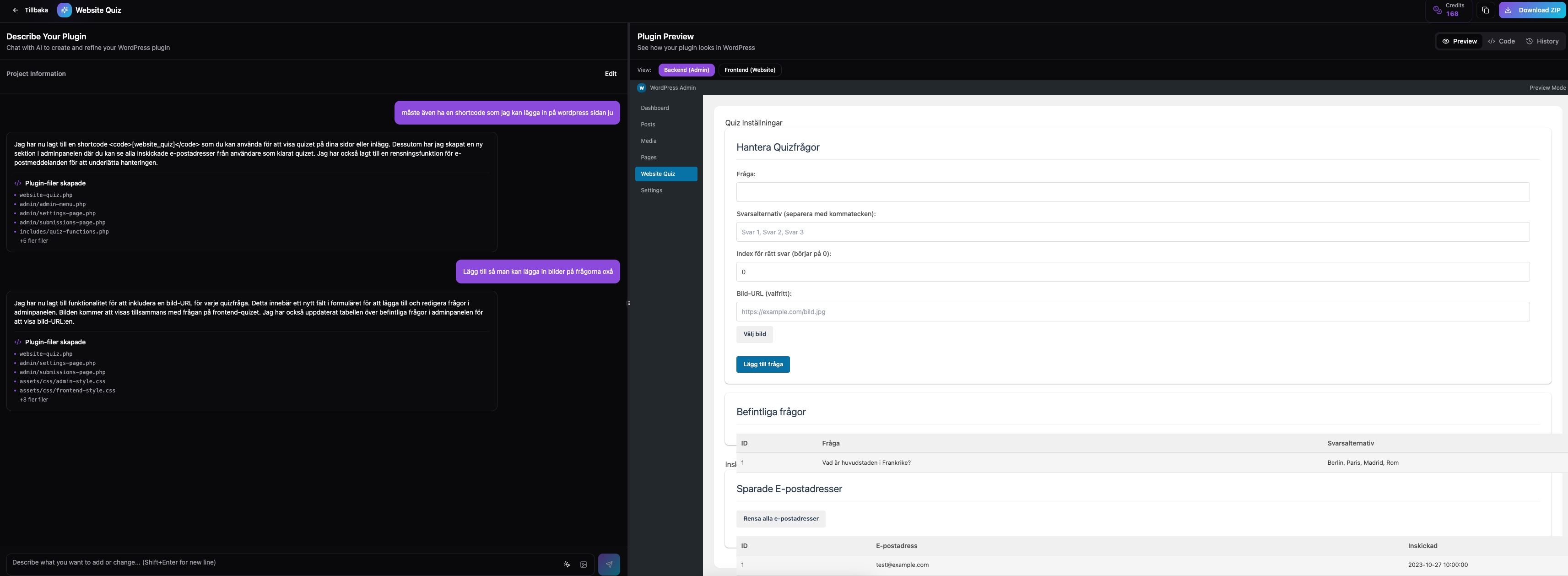 BuildMyPlugin screenshot 3