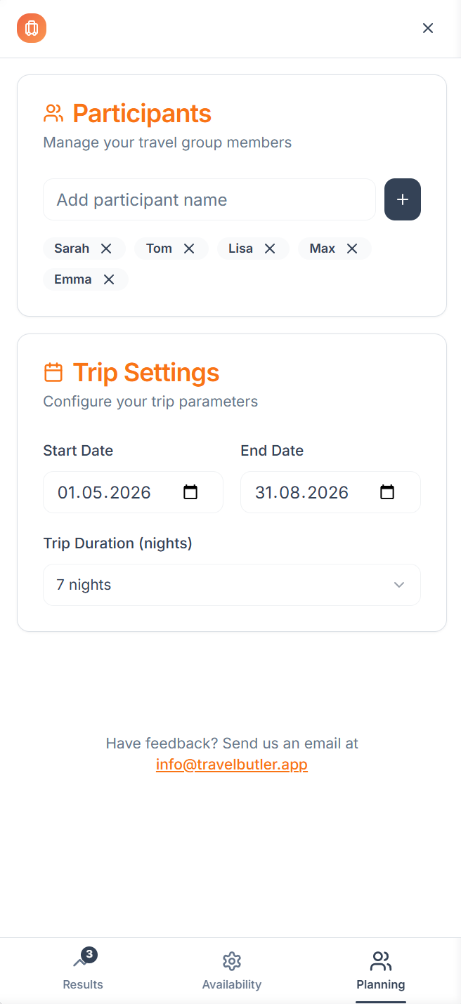 TravelButler screenshot 4