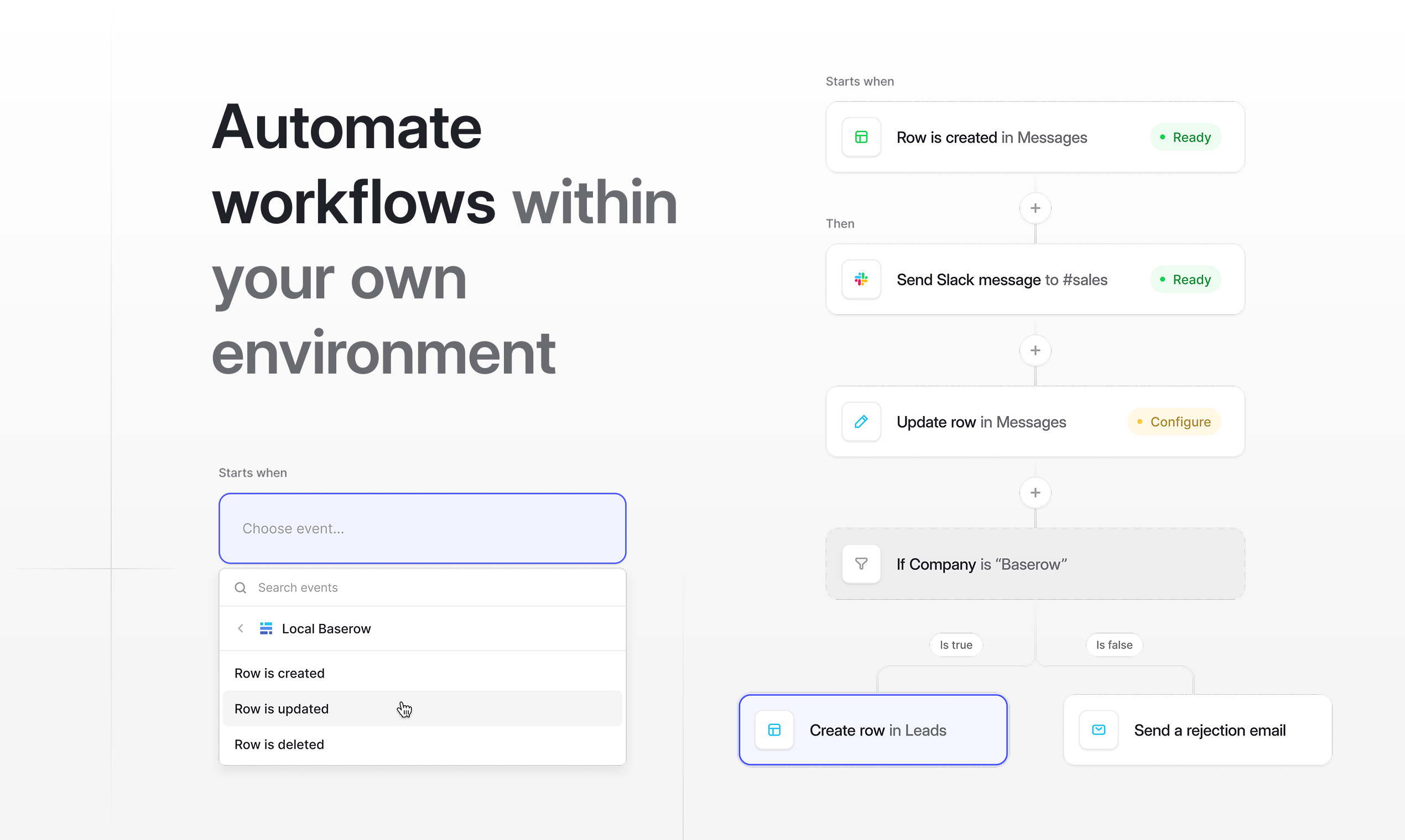 Baserow 2.0 screenshot 3