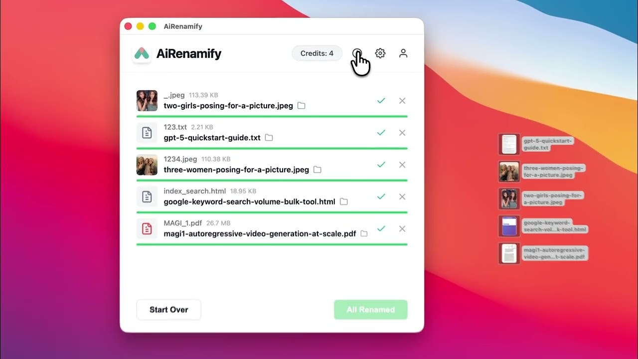 AiRenamify screenshot 4