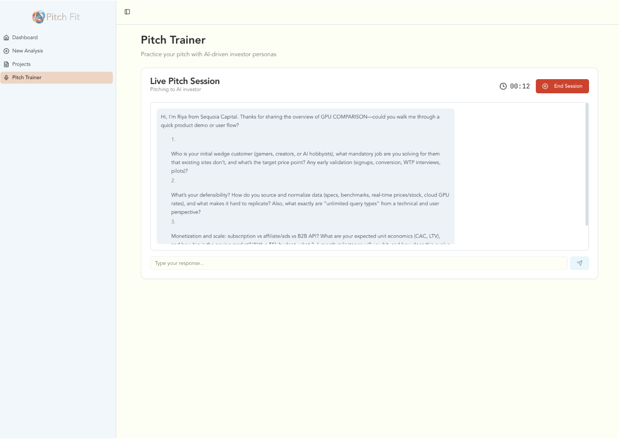 PitchFit screenshot 3