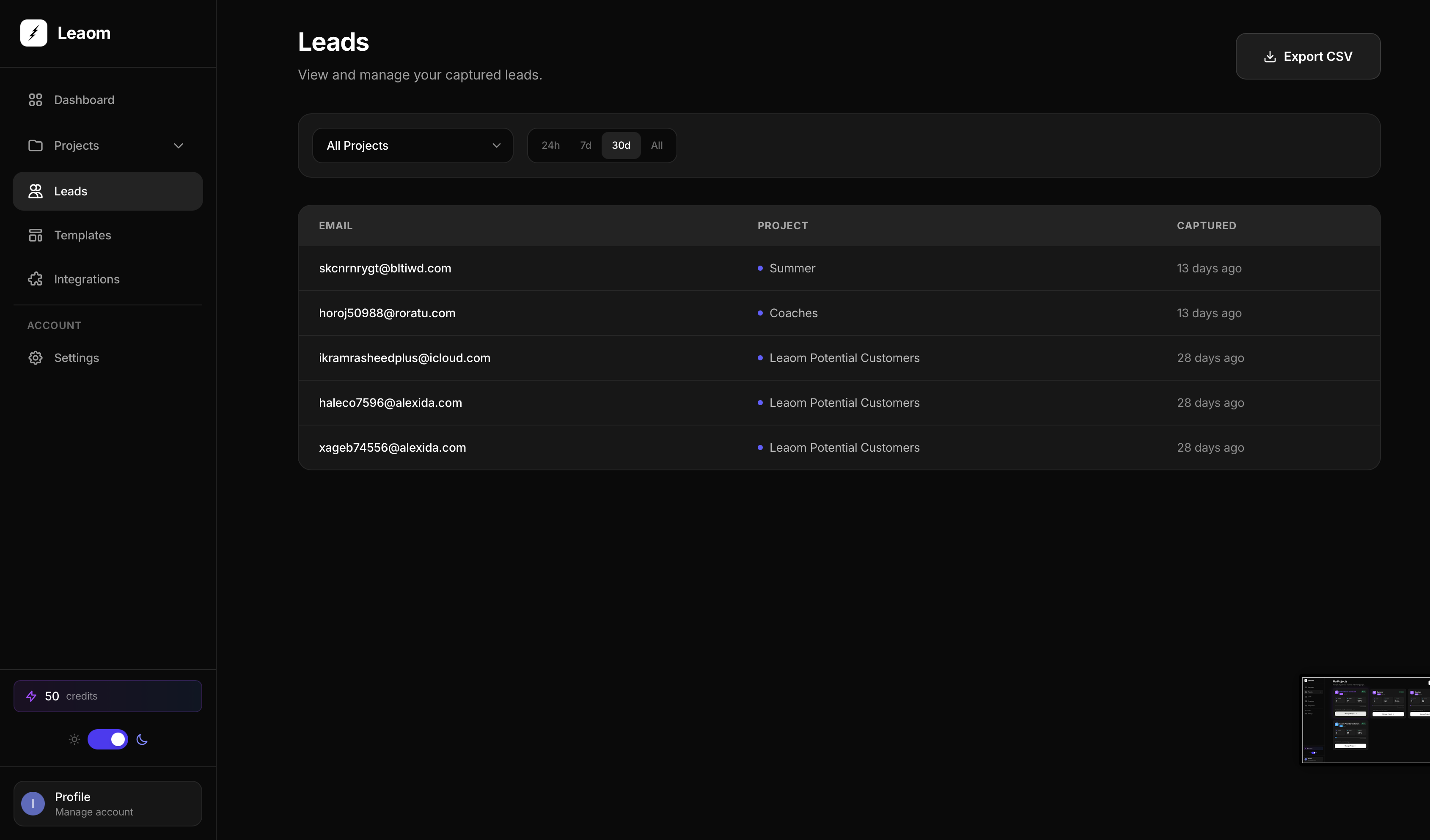 Leaom screenshot 7