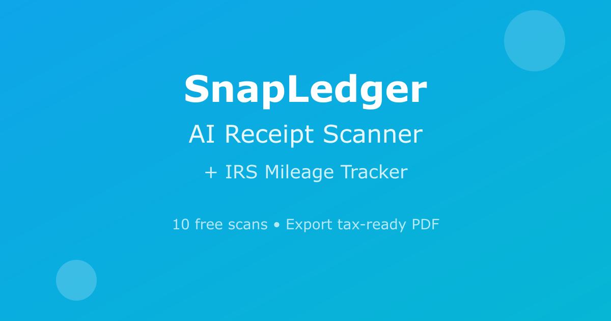 SnapLedger screenshot 1